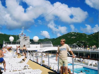Cross Atlantic cruise ship, Spain-Carribean